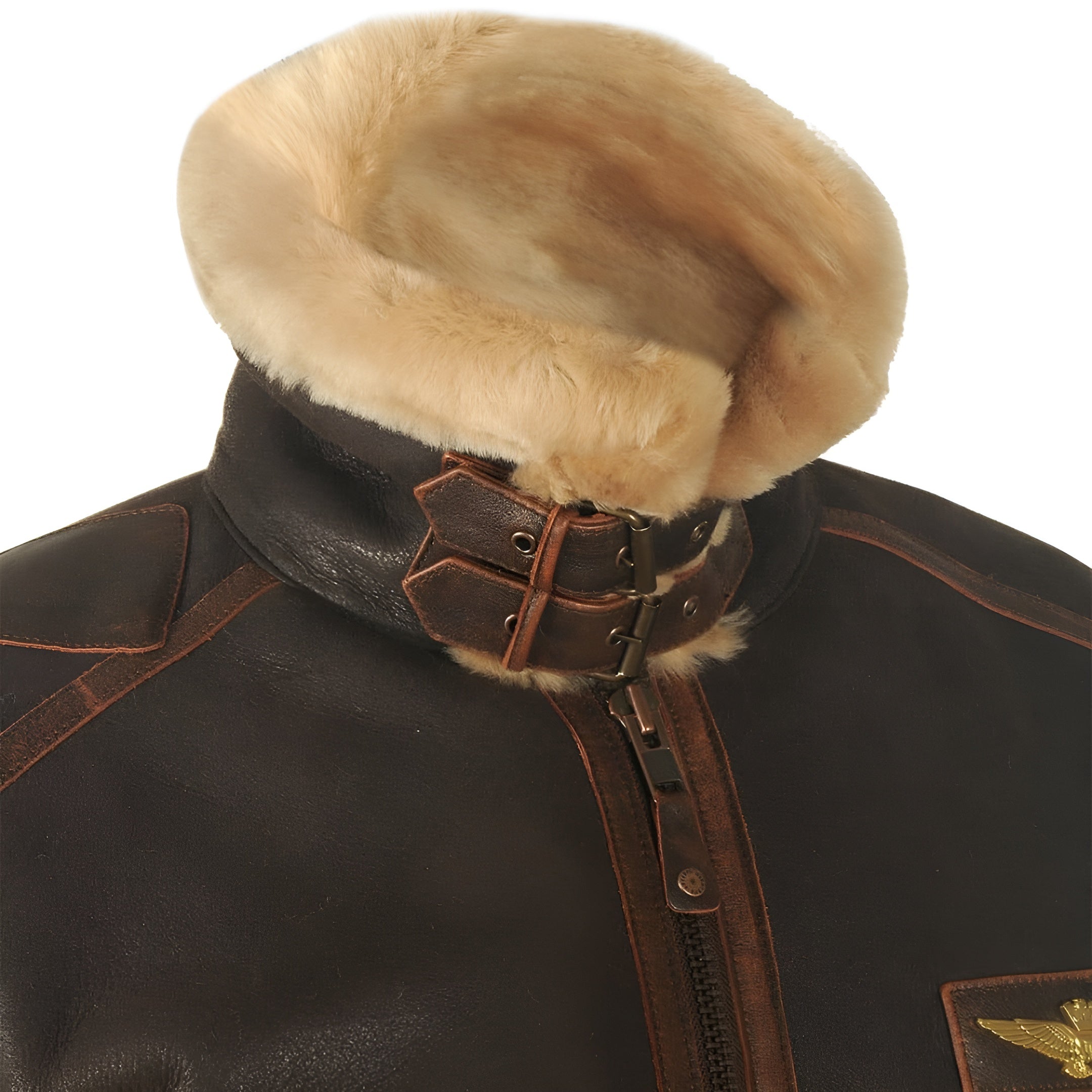 Casian | Faux Shearling Aviator Jacket