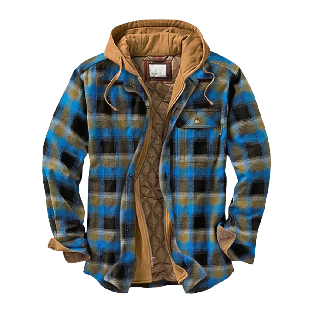 Orlan – Stylish Patchwork Checkered Jacket