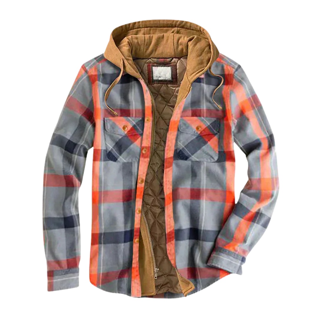 Orlan – Stylish Patchwork Checkered Jacket