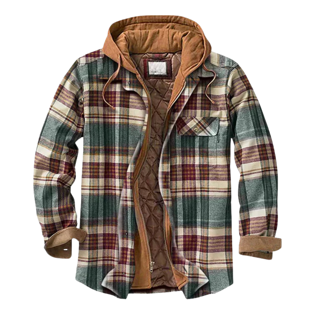 Orlan – Stylish Patchwork Checkered Jacket