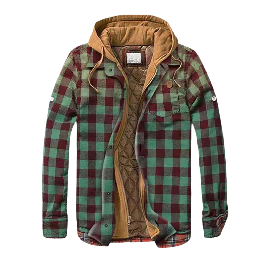 Orlan – Stylish Patchwork Checkered Jacket