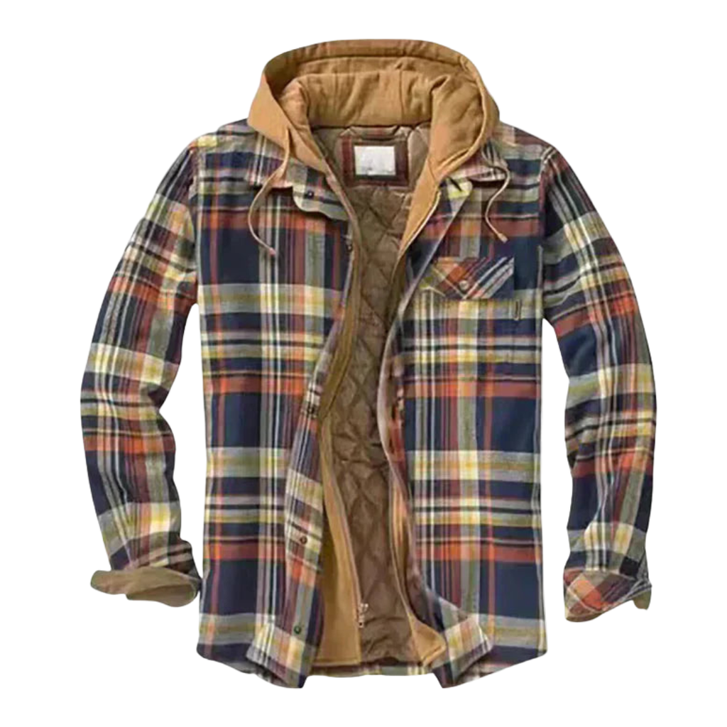 Orlan – Stylish Patchwork Checkered Jacket