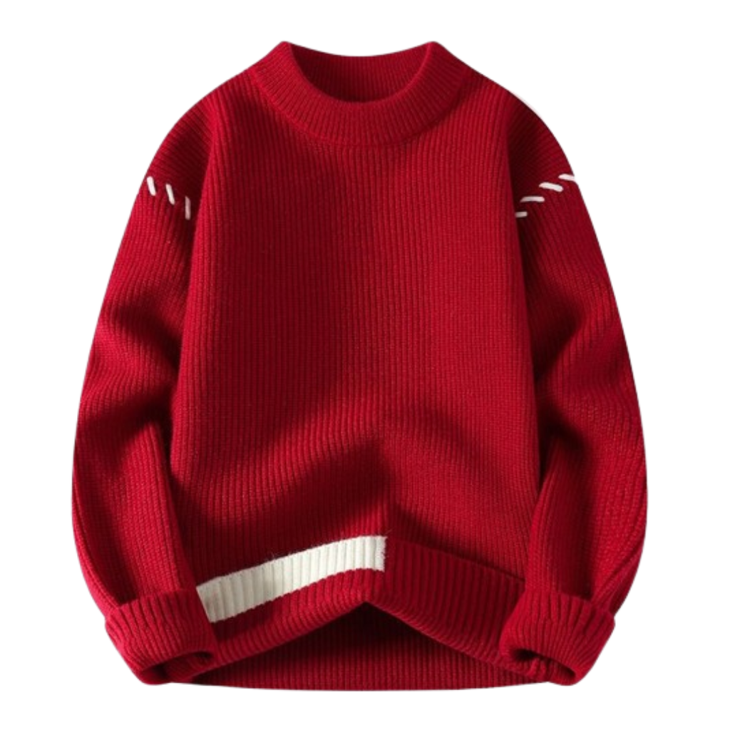 Crew Neck Knitted Sweater