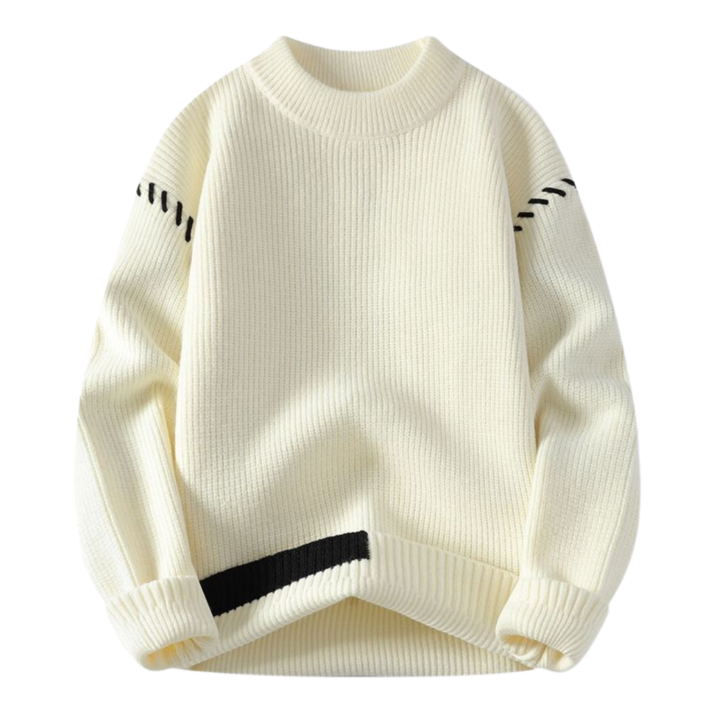 Crew Neck Knitted Sweater