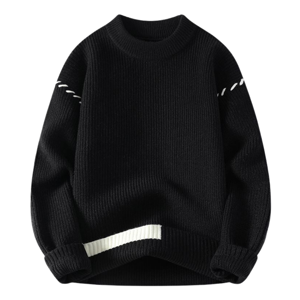 Crew Neck Knitted Sweater